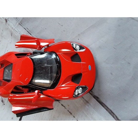 5" Kinsmart 2017 Ford GT Scale Diecast Model Toy Car- Red - Picture 4 of 10